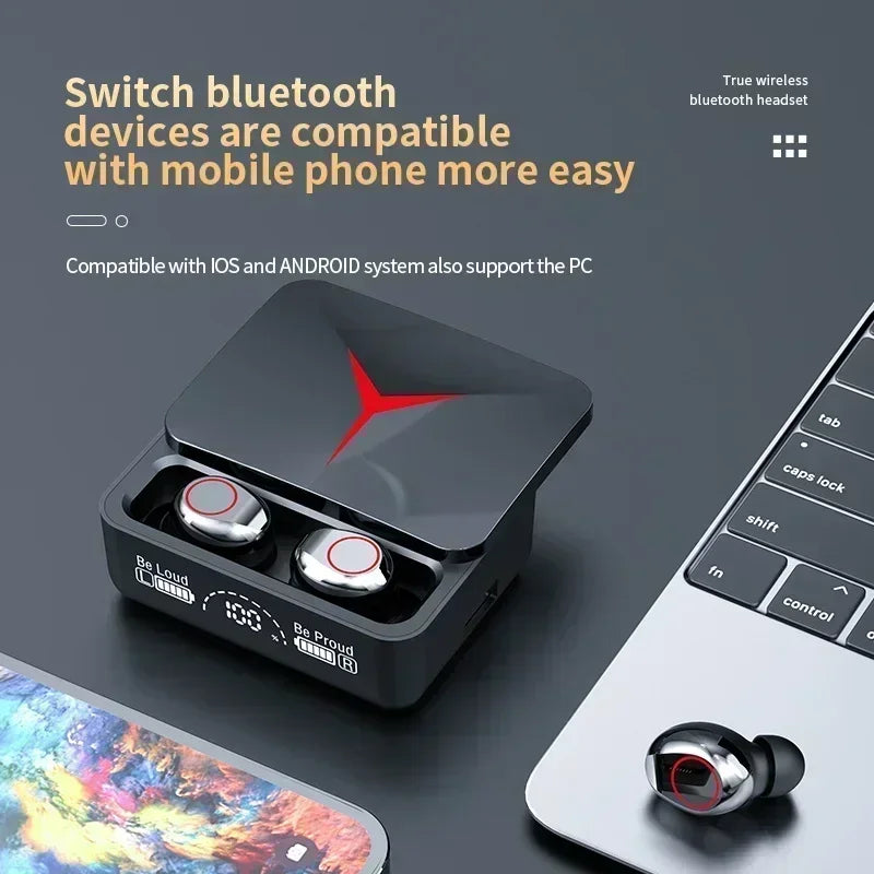 Original TWS M90 Wireless Headphones Gaming Earphone Bluetooth 5.3 Earphone Sport Earbuds Music Headsets For iphone Xiaomi