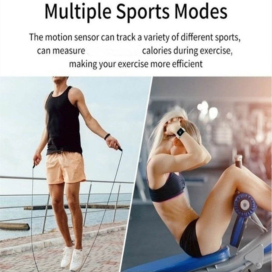 New Smart Watch For Men Wristwatch Women Fitness Sport Bracelet Bluetooth Connected Phone Player Music Control Digital Watches