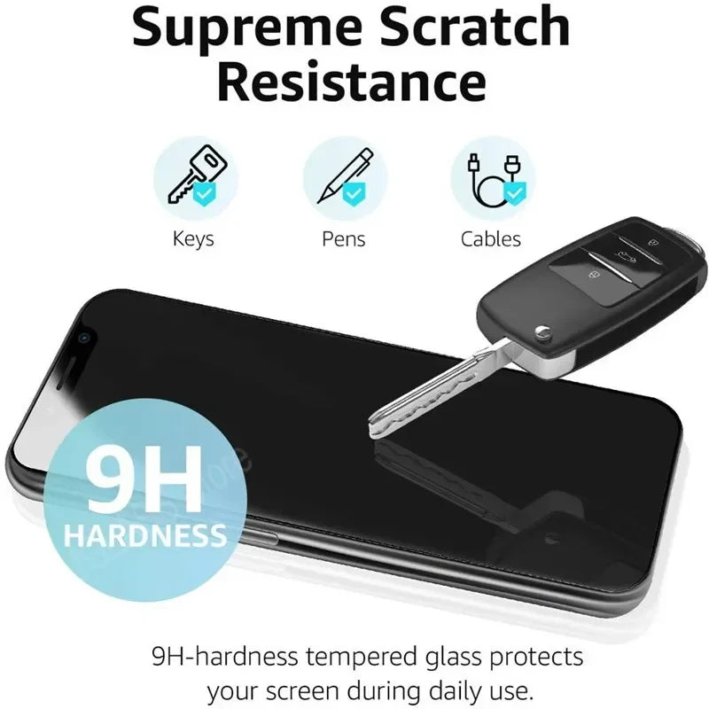 4PCS Protective Glass on For iPhone 13 11 12 16 15 14 Pro Max screen protector Tempered Glass For iPhone 6S 7 8 Plus XR XS Max