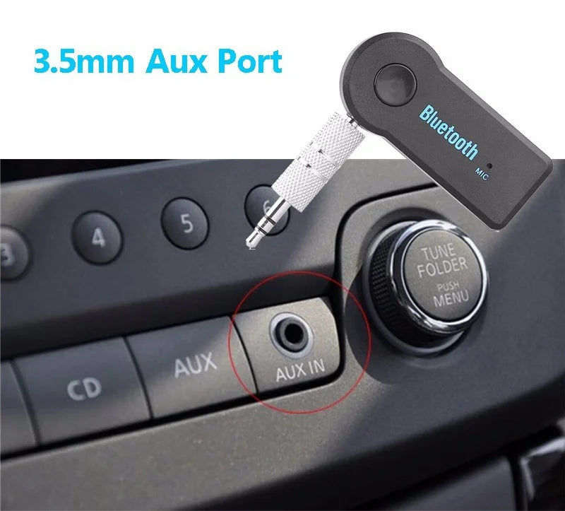 2 in 1 Wireless Bluetooth 5.0 Receiver Transmitter Adapter 3.5mm Jack For Car Music Audio Aux A2dp Headphone Reciever Handsfree