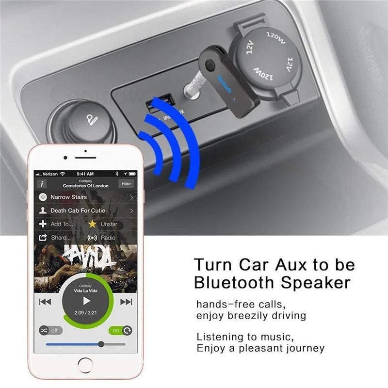 2 in 1 Wireless Bluetooth 5.0 Receiver Transmitter Adapter 3.5mm Jack For Car Music Audio Aux A2dp Headphone Reciever Handsfree