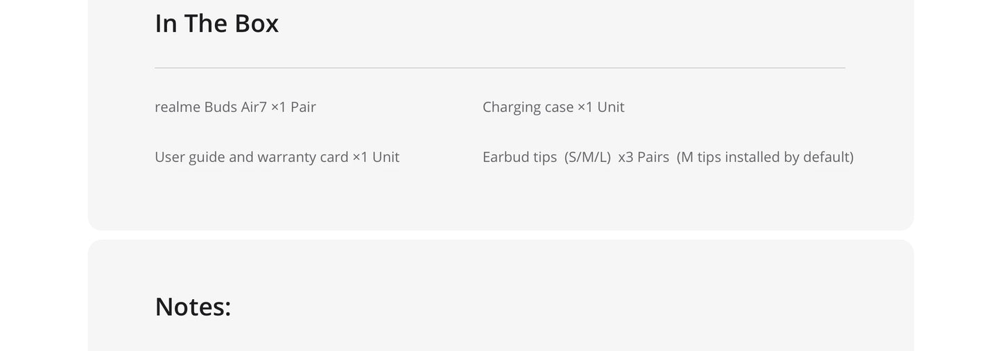 Global Version realme Buds Air 7 Earphone 52dB Noise Reduction BT 5.4  Hi-Res LDAC 2.0 Wireless Headphone realme Buds Air7