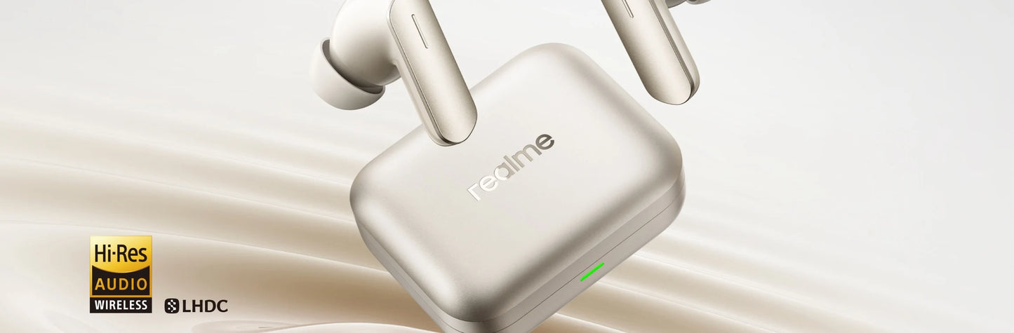 Global Version realme Buds Air 7 Earphone 52dB Noise Reduction BT 5.4  Hi-Res LDAC 2.0 Wireless Headphone realme Buds Air7