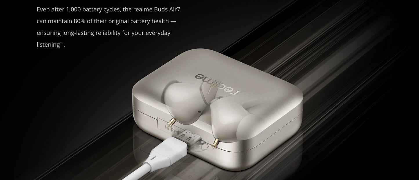 Global Version realme Buds Air 7 Earphone 52dB Noise Reduction BT 5.4  Hi-Res LDAC 2.0 Wireless Headphone realme Buds Air7