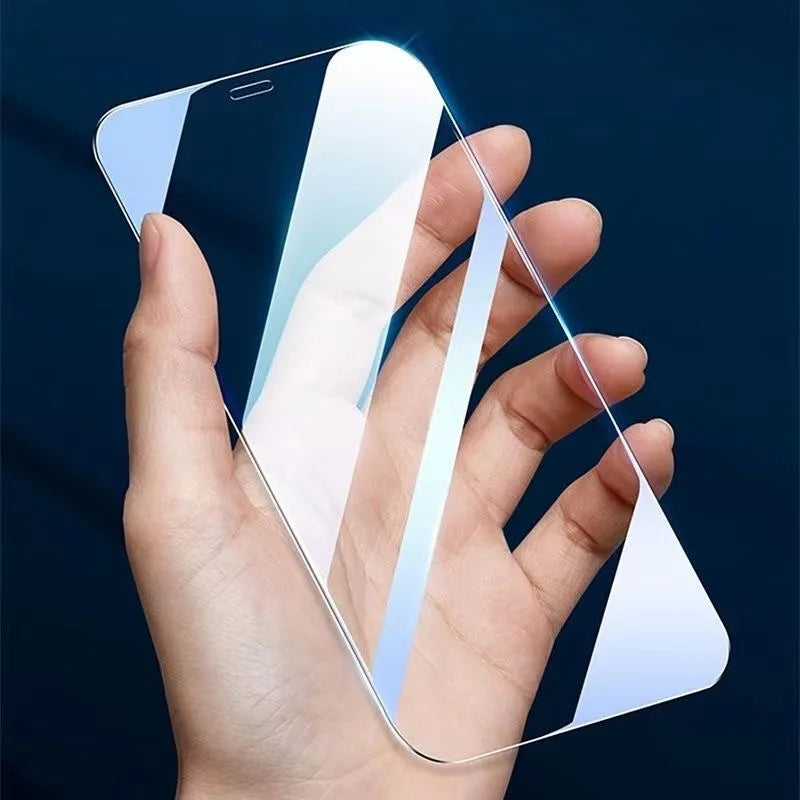 4 PCS Tempered Glass For iPhone 15 14 13 12 11 XR Shatter Proof Screen Protector For iPhone 15ProMax 14Pro High Definition Glass