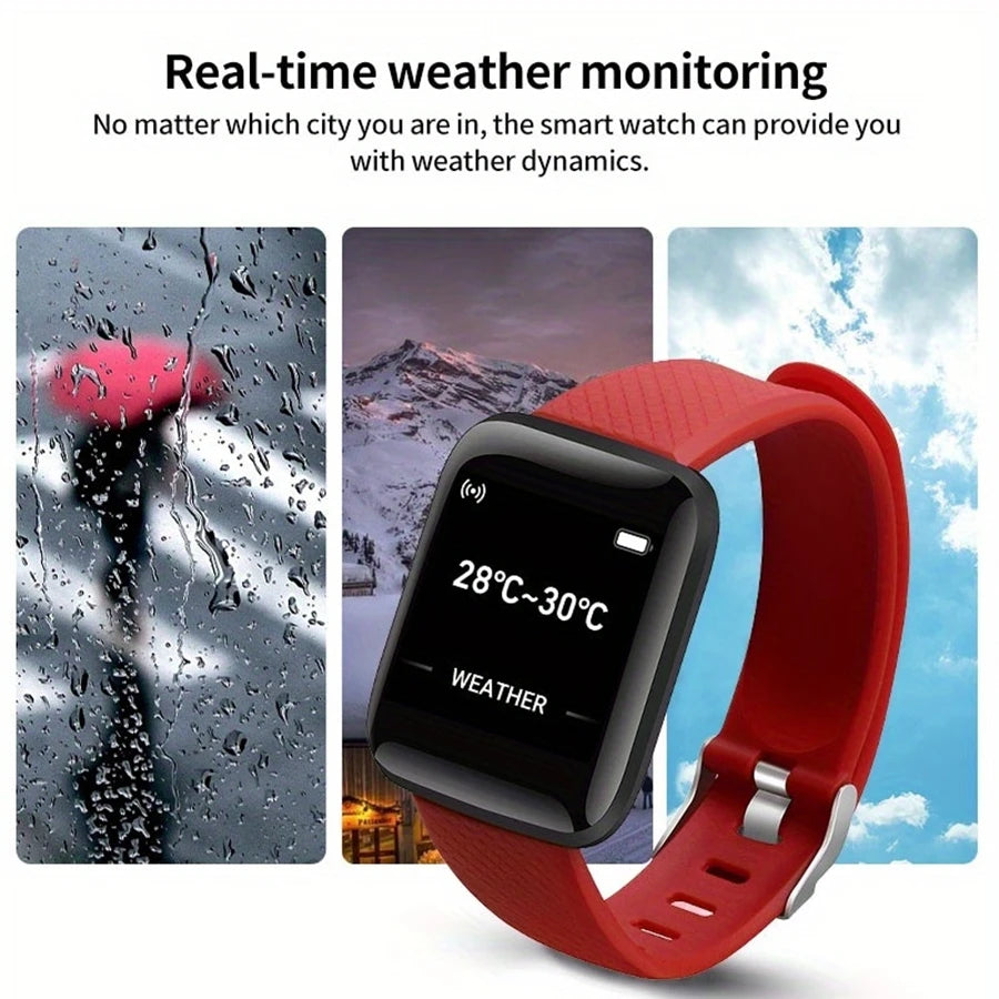 Smart Watches Weather Music Player Message Heart Rate Monitor Fitness Bracelet Men Gift Woman Smartwatch For IOS Android D13 116