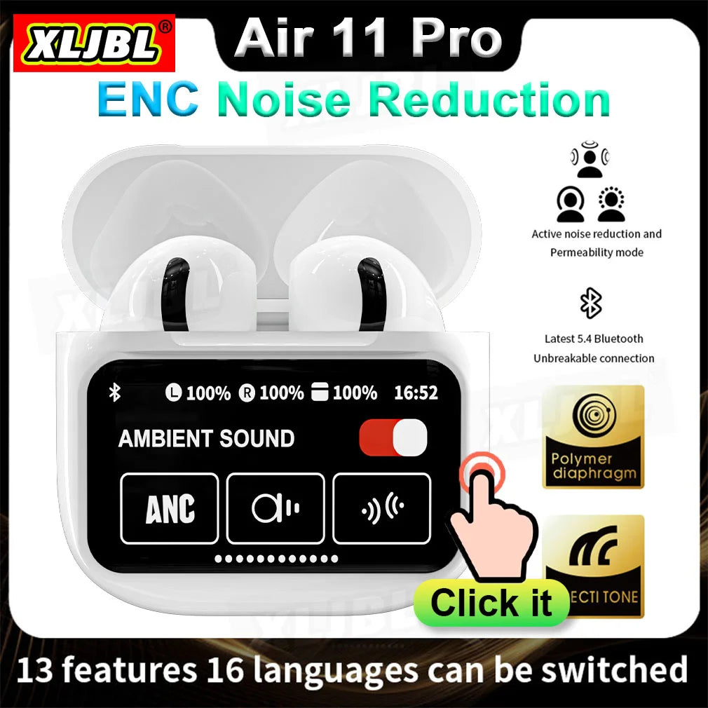 Air ear Freepods Bluetooth Earphone TWS ANC Buds Pro Wireless Earbuds Active Noise Cancelling Sports Headsets Gaming Headphone